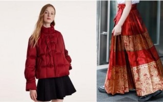 红色汉服大衣穿搭技巧，红色汉服女装图片